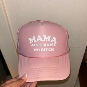 OTTO Pink Mesh Trucker Hat